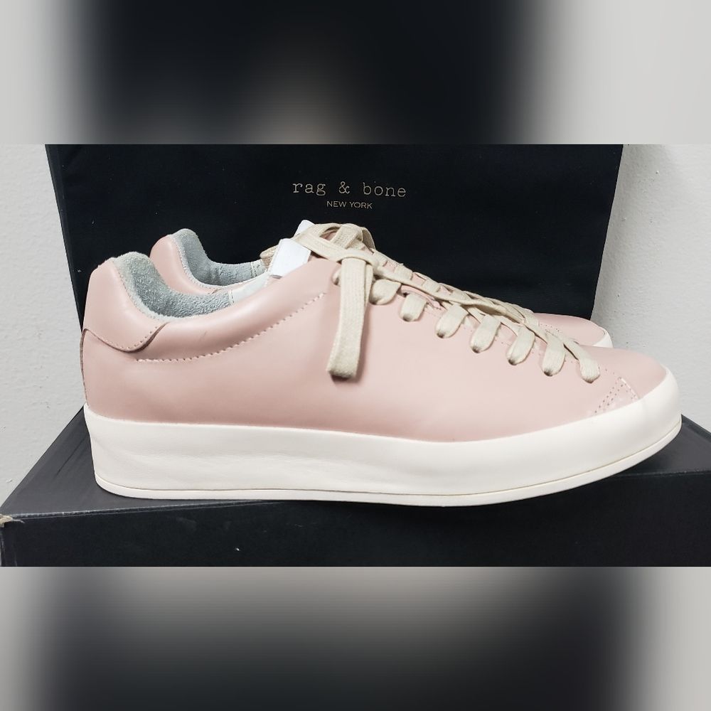 Rag & Bone Mens RB1 Low Pink Sneaker New in Box - Picture 5 of 10